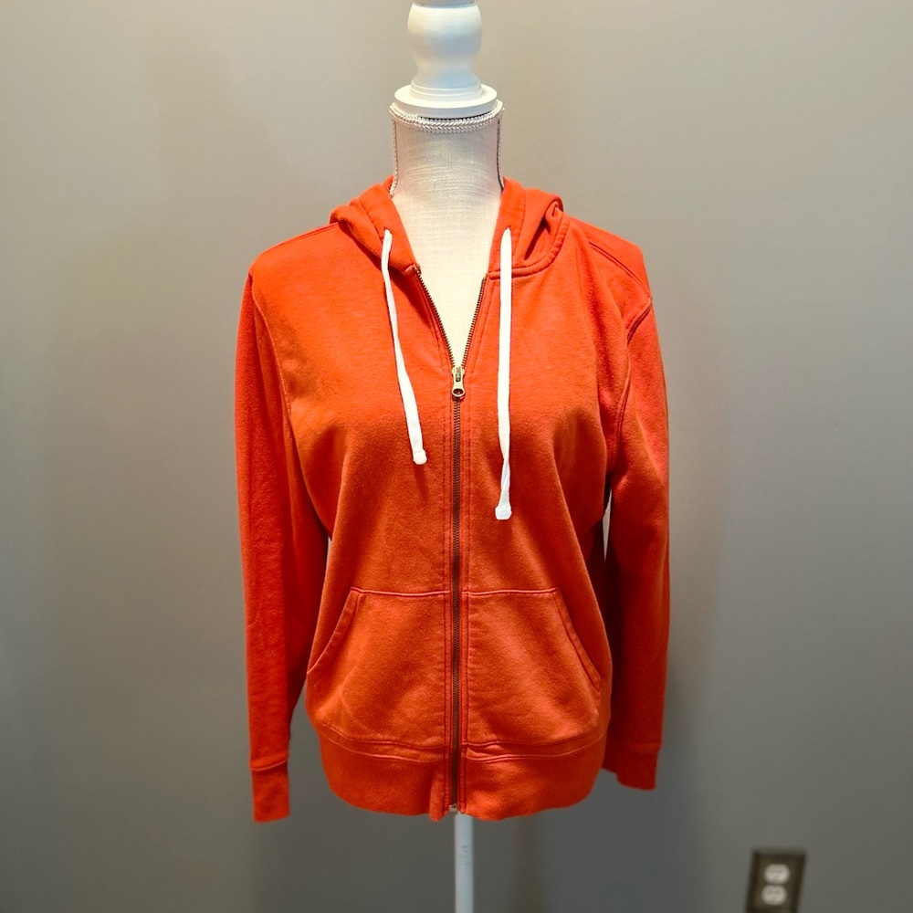 Old Navy Women’s Orange Jacket SZ Large - Picture 4 of 4